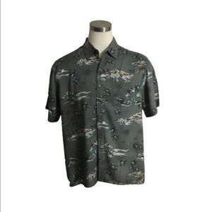 Vintage Batik Bay Hawaiian Shirt  Size XL